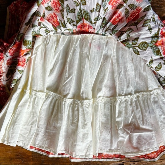 haute hippy Toddler Girls Cotton Cap Sleeve Sun Dress Ruched Bodice Tiered Skirt - Picture 2 of 9